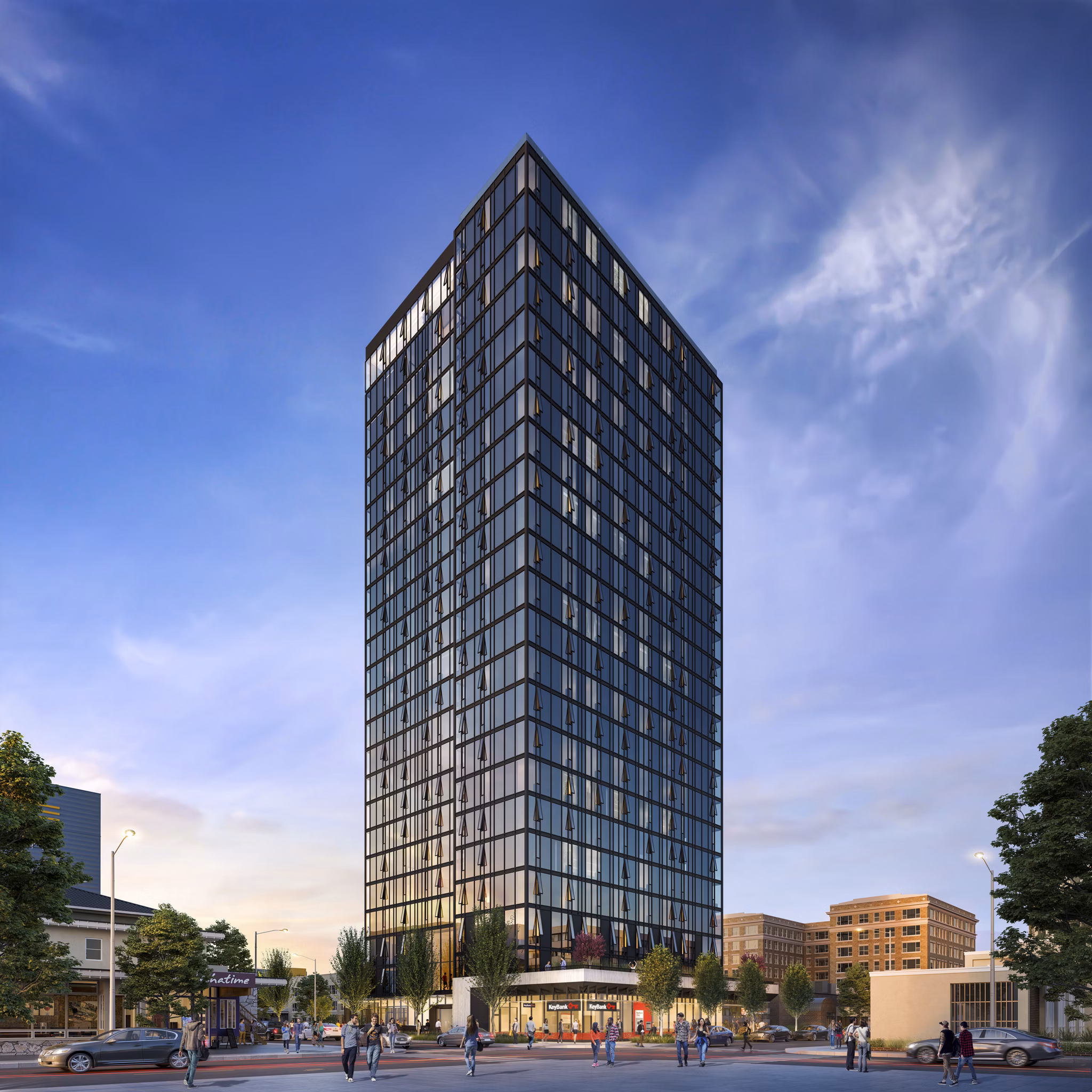 rendering at The M Apartments