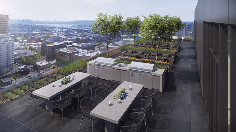 rendering at The M Apartments
