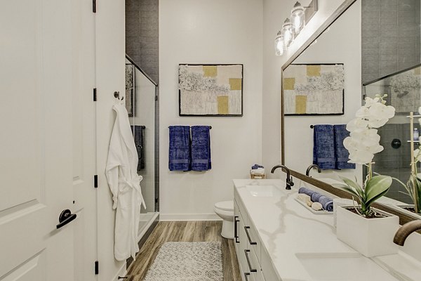 bathroom at Addison Grove Apartments