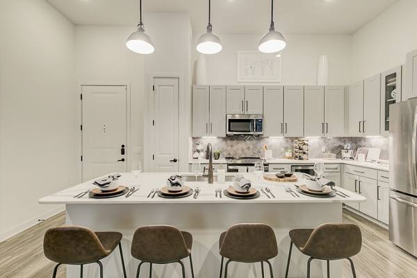 kitchen at Addison Grove Apartments
