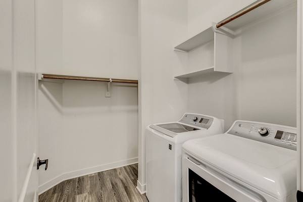 laundry room at Elan Addison Grove Apartments