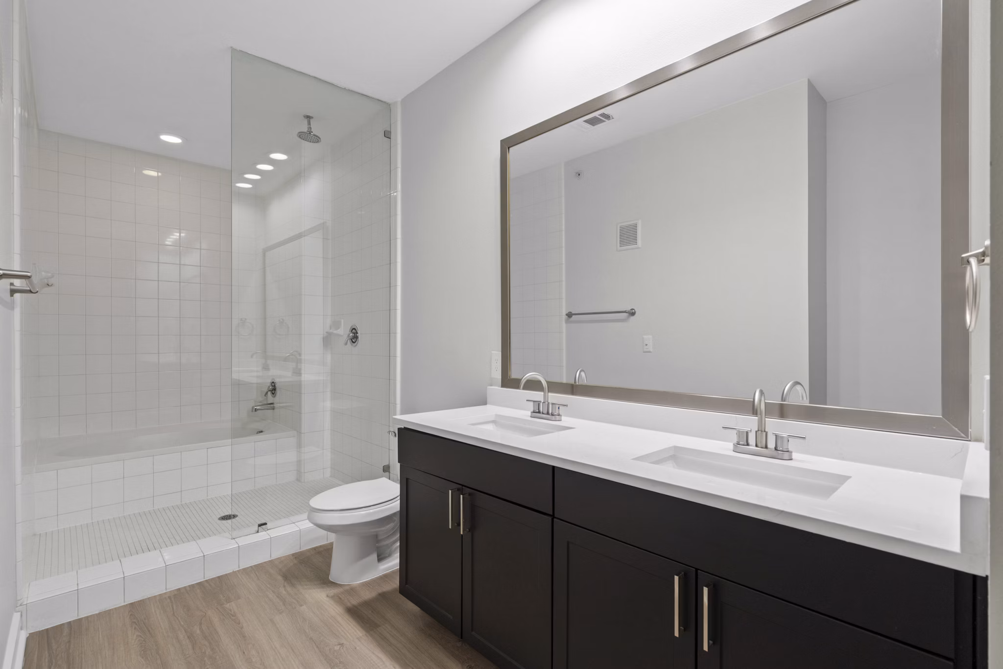 Bathroom at The Avery on Southwestern Apartments