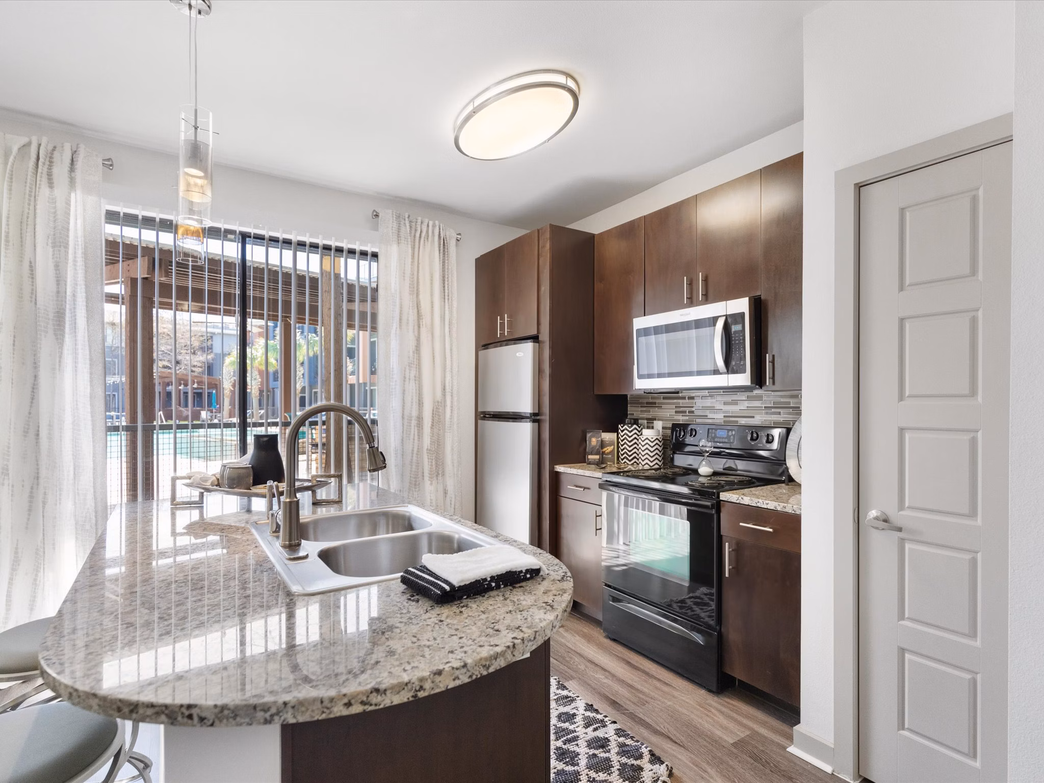 Kitchen at The Avery on Southwestern Apartments