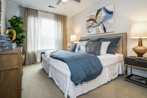 bedroom at Everleigh Lakeline Apartments