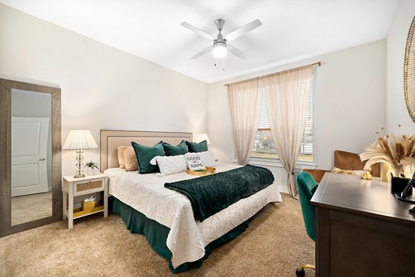 bedroom at Everleigh Lakeline Apartments