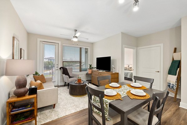 dining room at Everleigh Lakeline Apartments