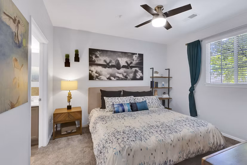 bedroom at Avia Lowry Apartments