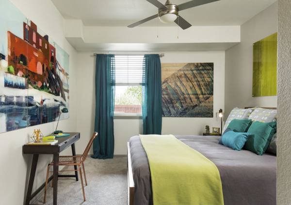 bedroom at Griffis at Lowry Apartments