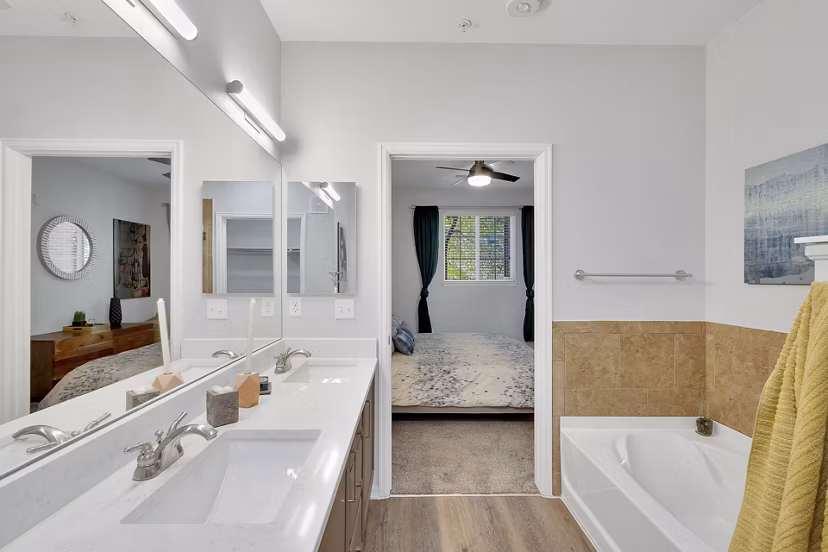 bathroom at Avia Lowry Apartments