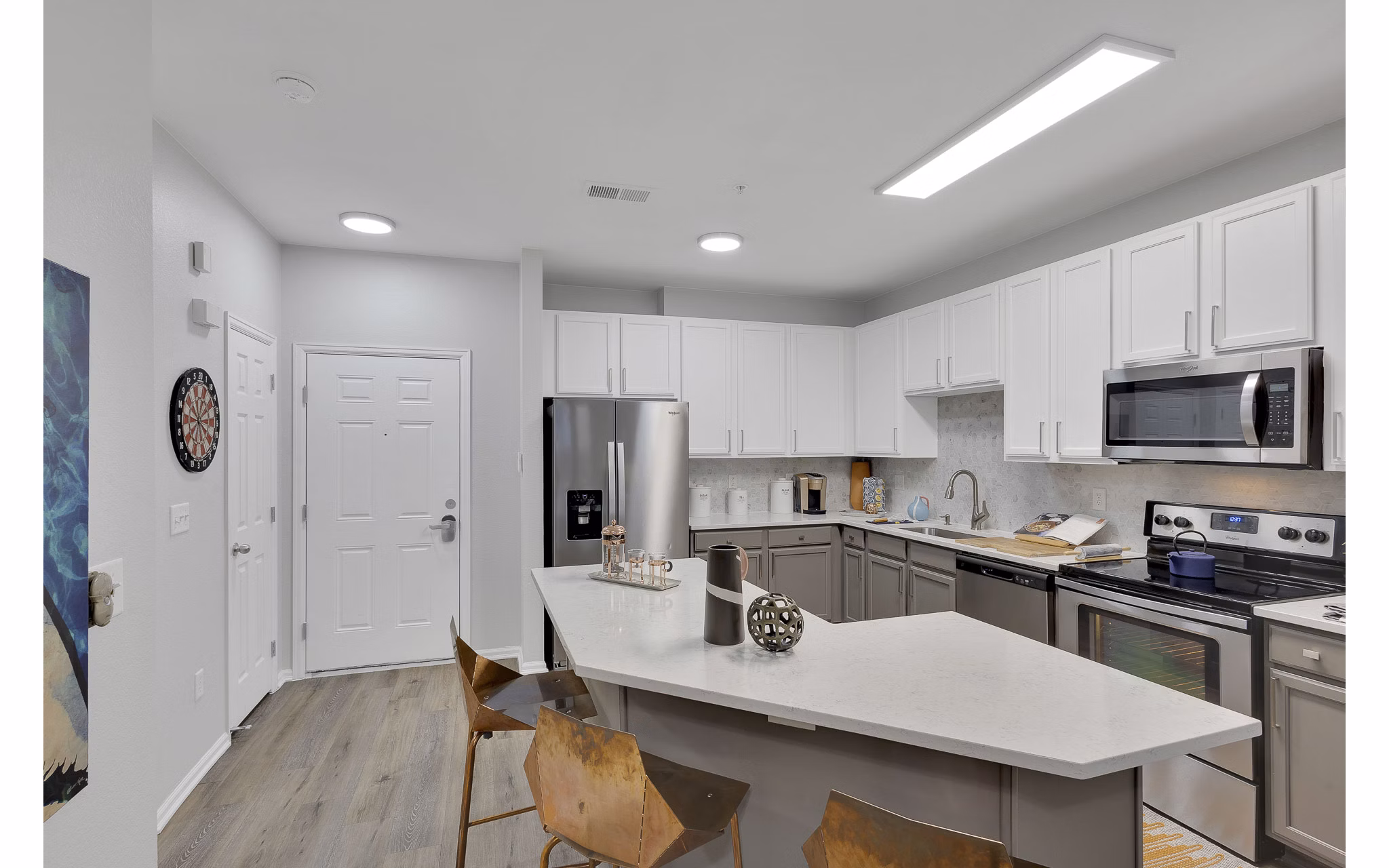 kitchen at Avia Lowry Apartments