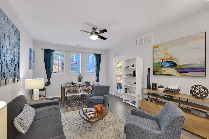 living room at Avia Lowry Apartments