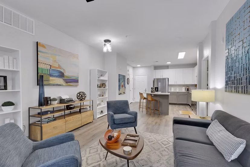 living room at Avia Lowry Apartments