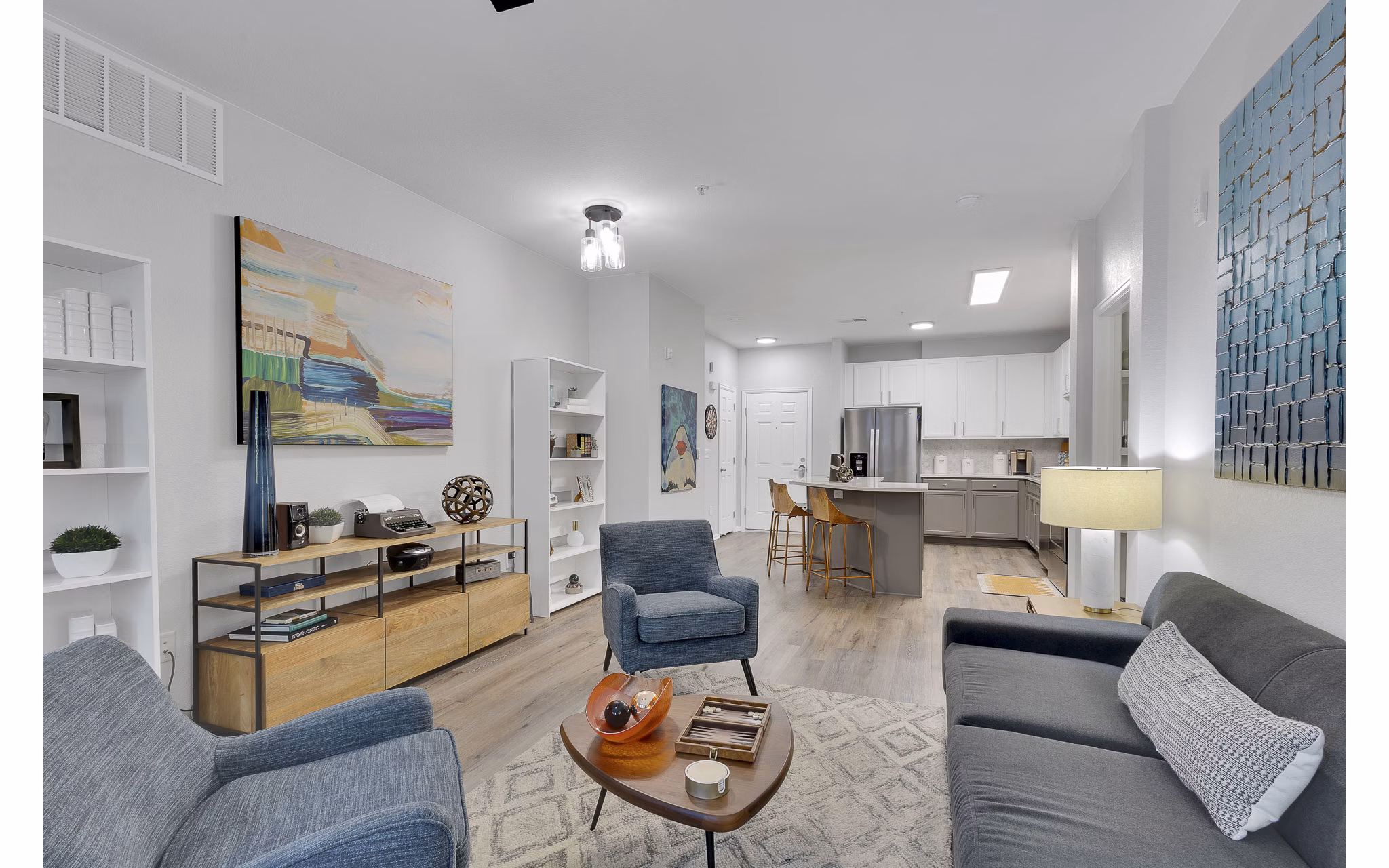 living room at Avia Lowry Apartments