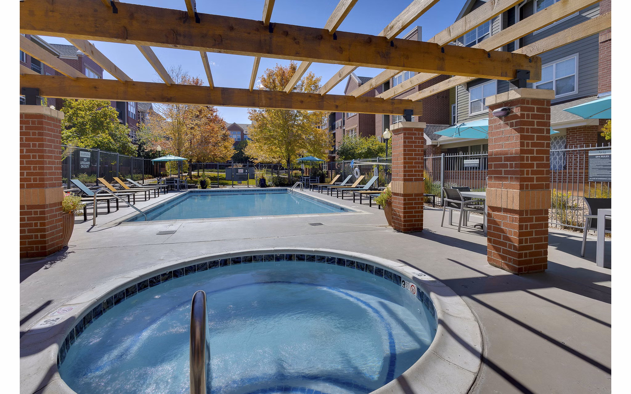 pool at Avia Lowry Apartments