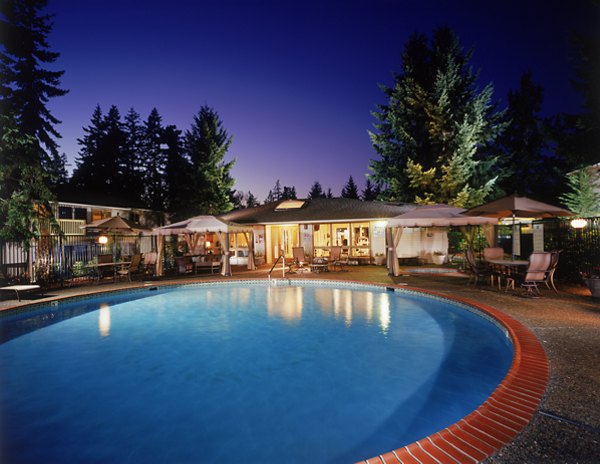 Outdoor pool at Kendall Ridge Apartments offering luxury relaxation and recreation space