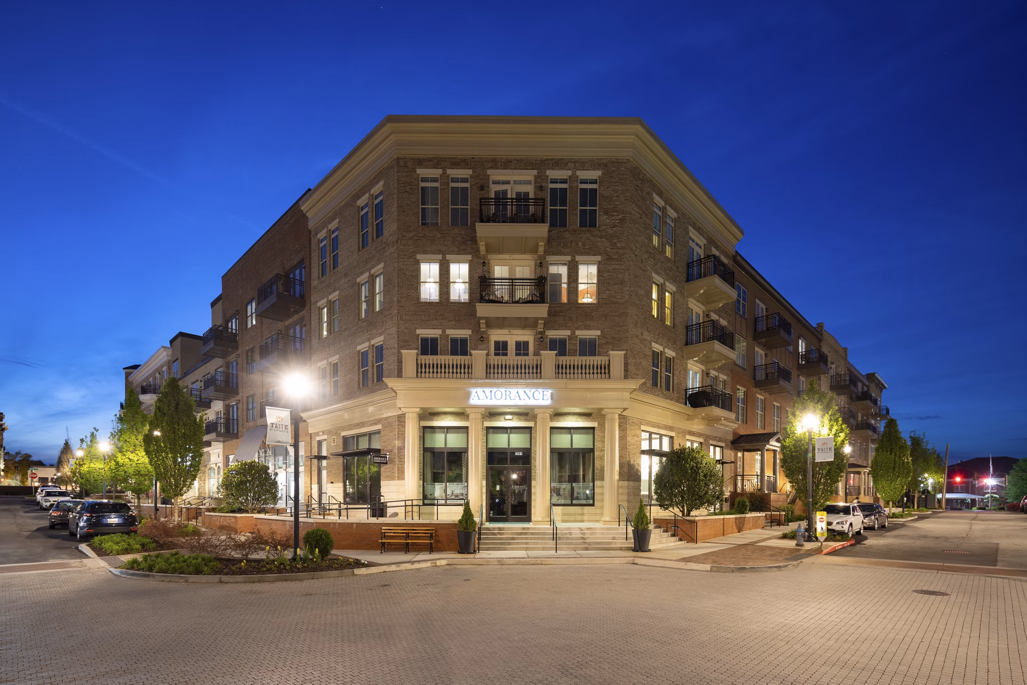 Amorance Apartments: Luxury mid-rise with lush landscaping in Sandy Springs