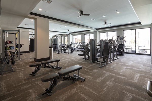 Modern fitness center with state-of-the-art equipment at Amorance Apartments, perfect for active lifestyles and wellness enthusiasts