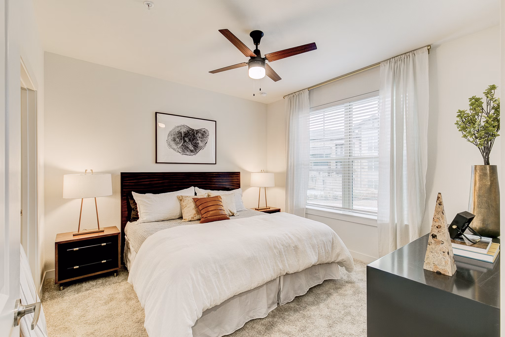 bedroom at The Preserve Apartments