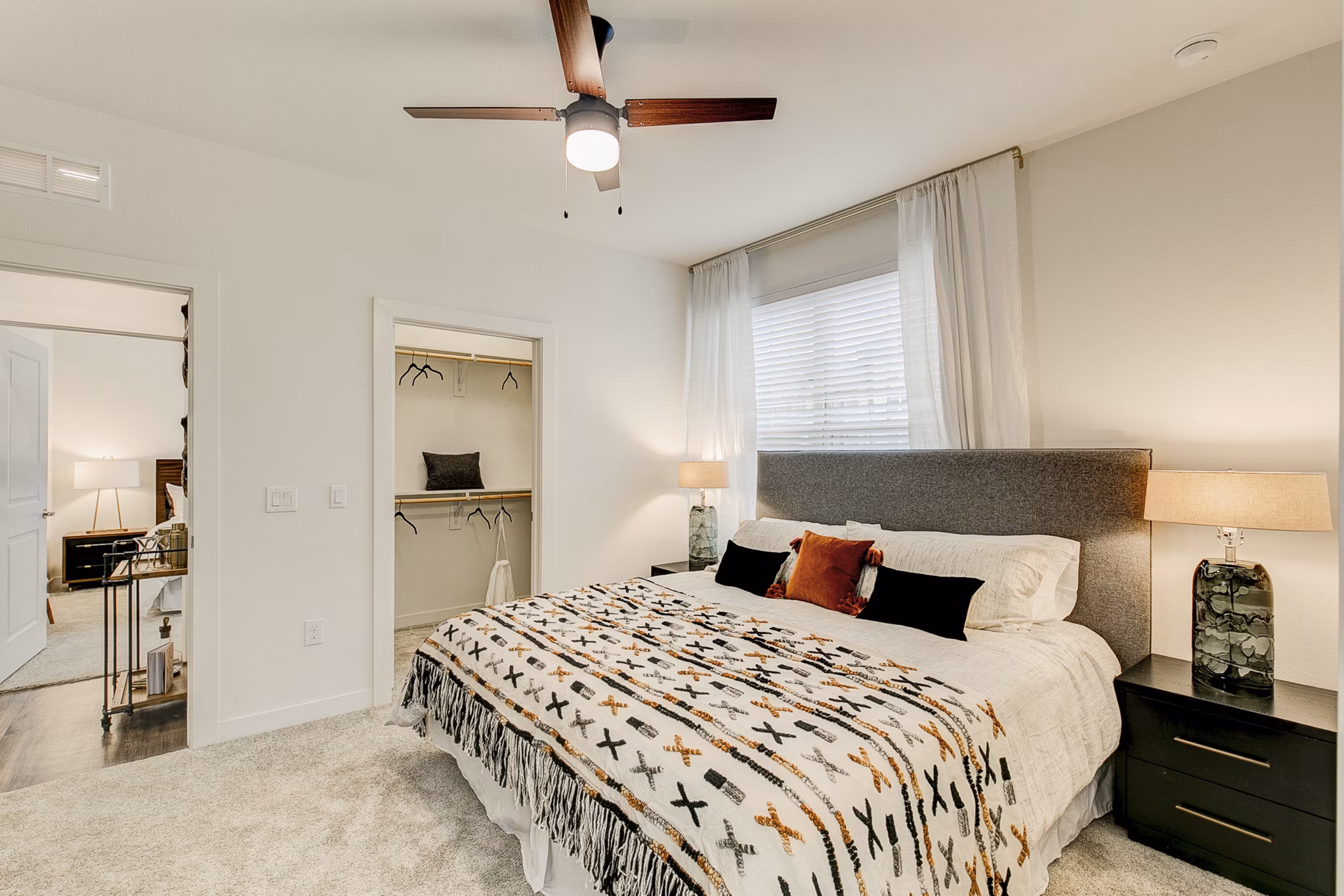 bedroom at The Preserve Apartments