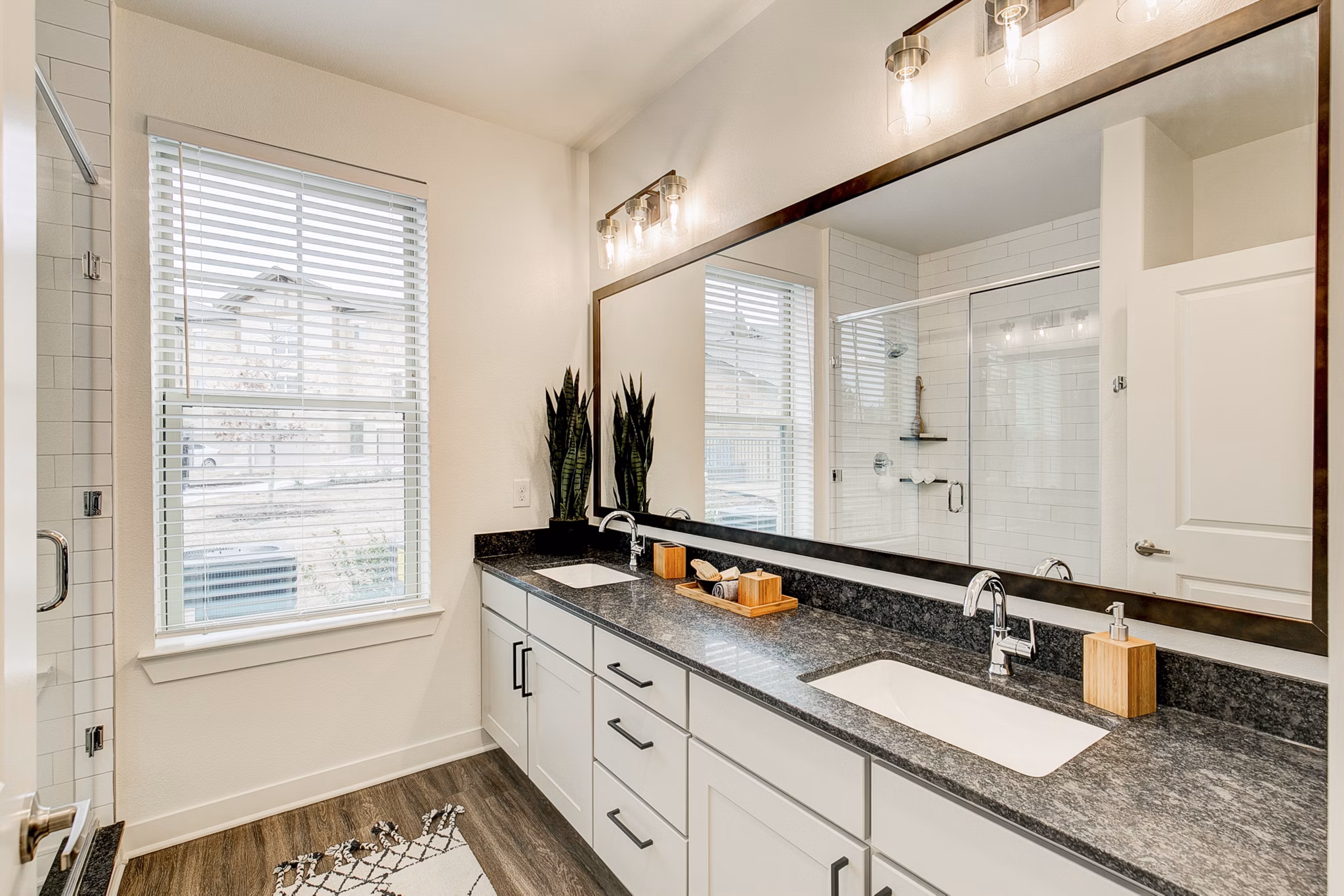 bathroom at The Preserve Apartments