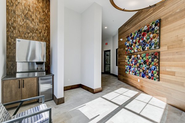 Clubhouse lobby with modern seating and stylish decor at The Preserve luxury apartments