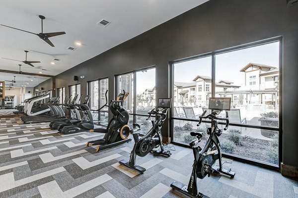 State-of-the-art fitness center at The Preserve luxury apartments
