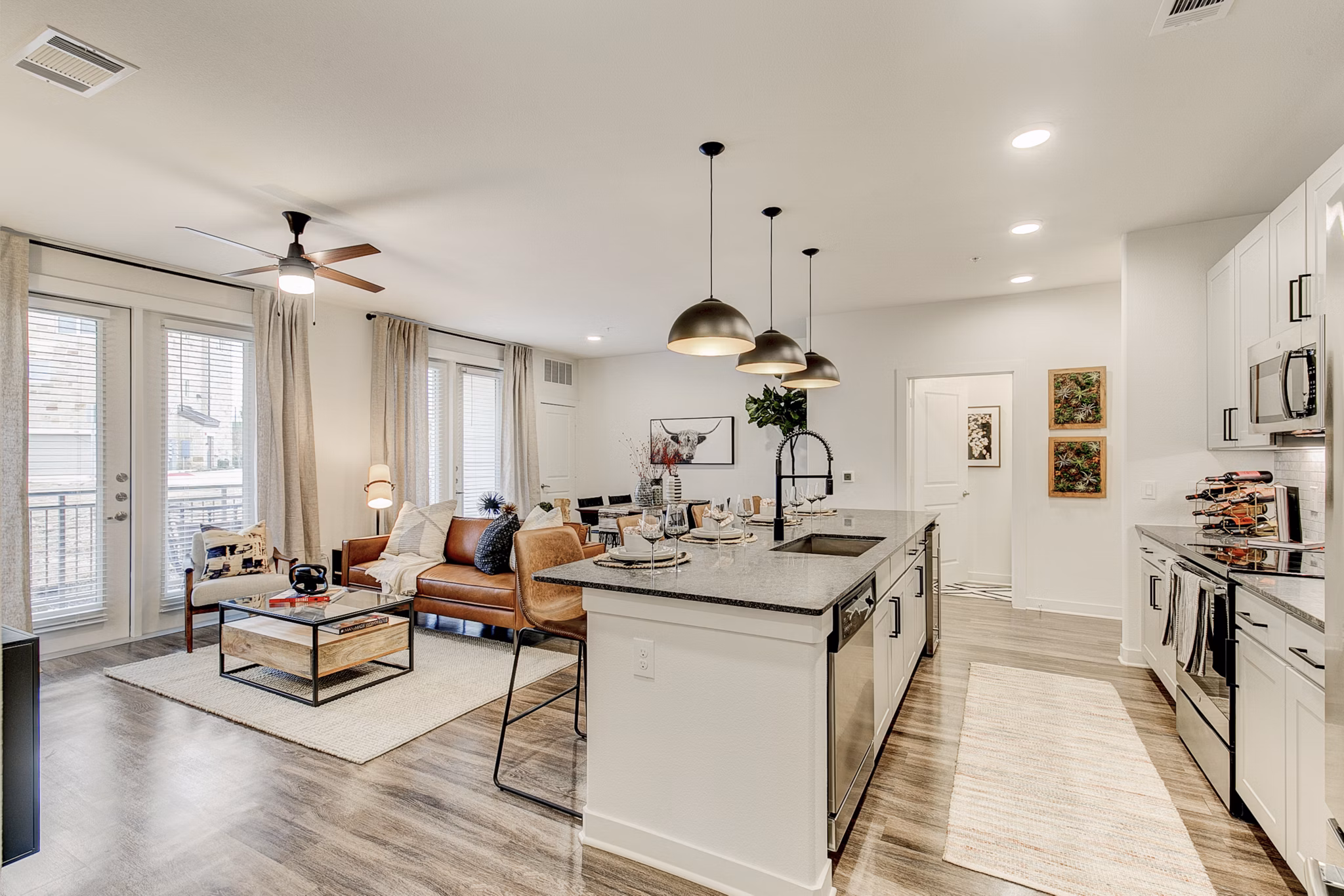 kitchen at The Preserve Apartments