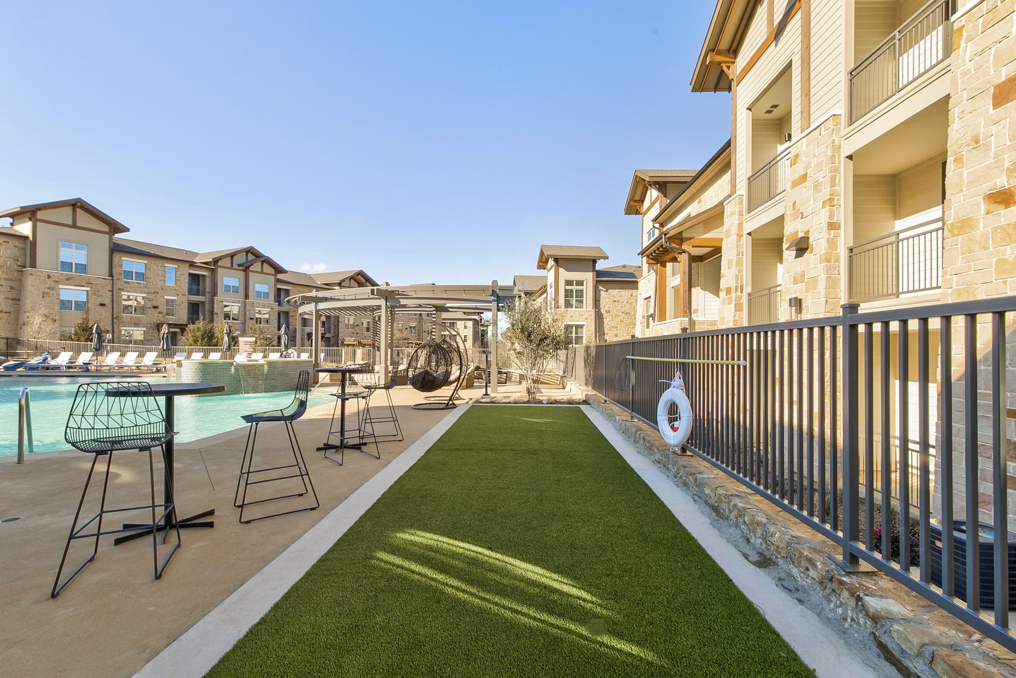 pool at The Preserve Apartments