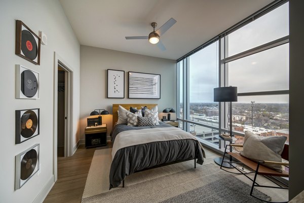 bedroom at 511 Faye Apartments