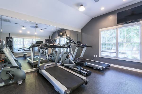 fitness center at Bridgeport Apartments                                 