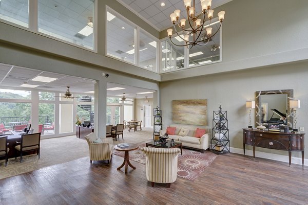 Avana Cumberland Apartments: Elegant clubhouse featuring spacious seating and modern decor at luxury apartments in Atlanta