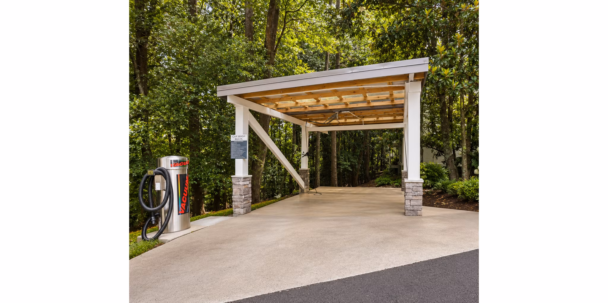car care station at Avana Cumberland Apartments 