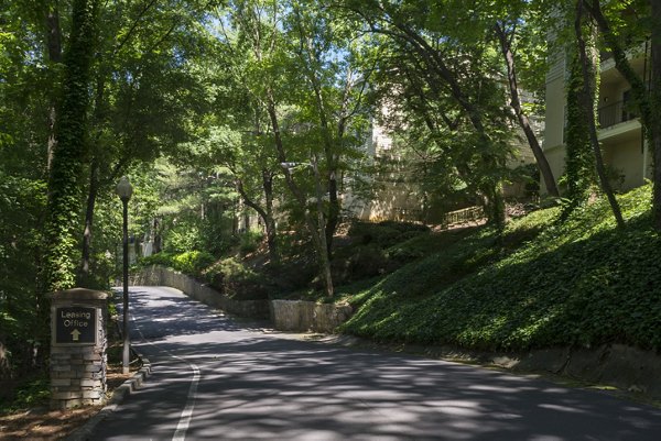 Scenic overlook at Avana Cumberland Apartments showcasing lush greenery and city views
