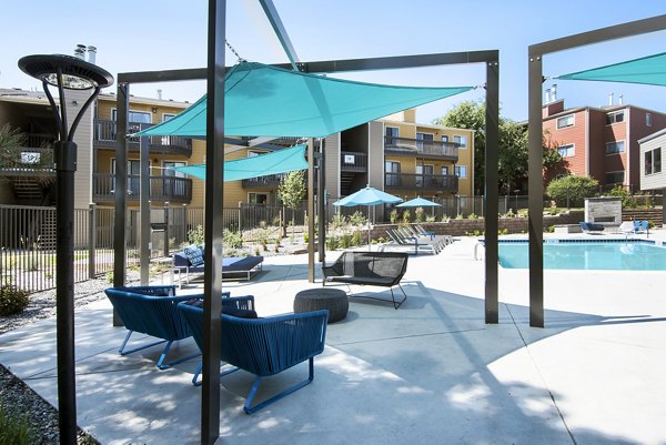 Sparkling outdoor pool at Tuscan Heights Apartments