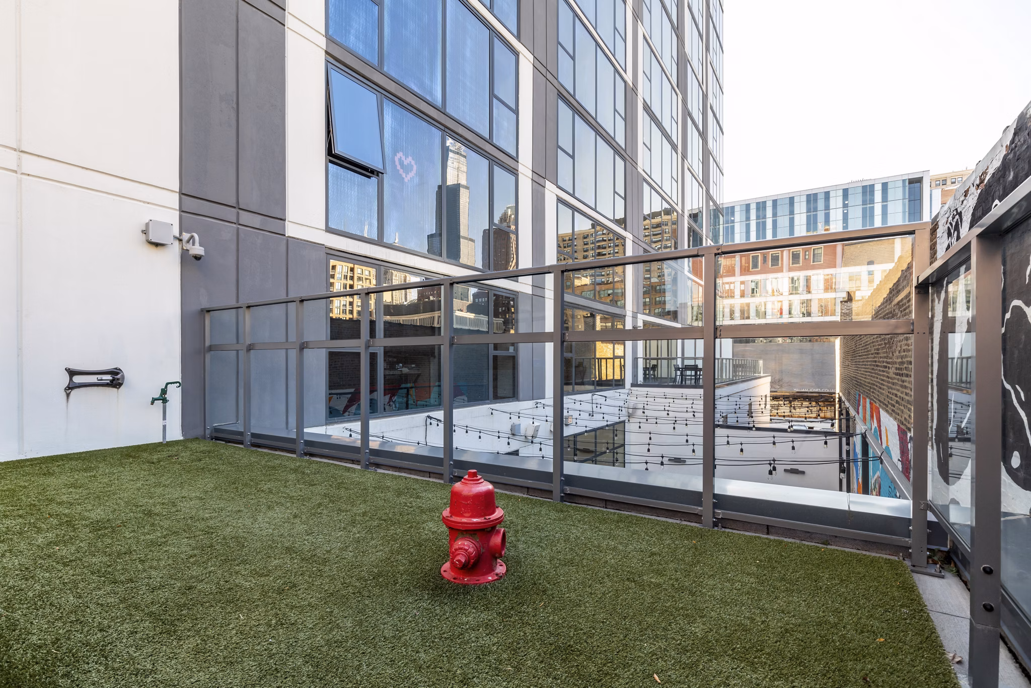 recreational area at 30 East Apartments 
