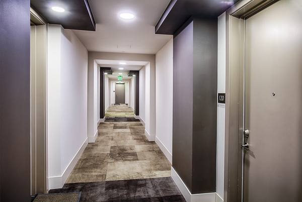 hallway at Raleigh at Sloans Lake Apartments