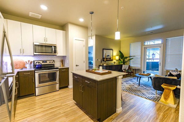 kitchen at The Tenzing Apartments