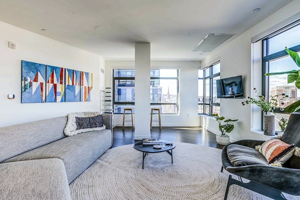 living room at Bower Apartments