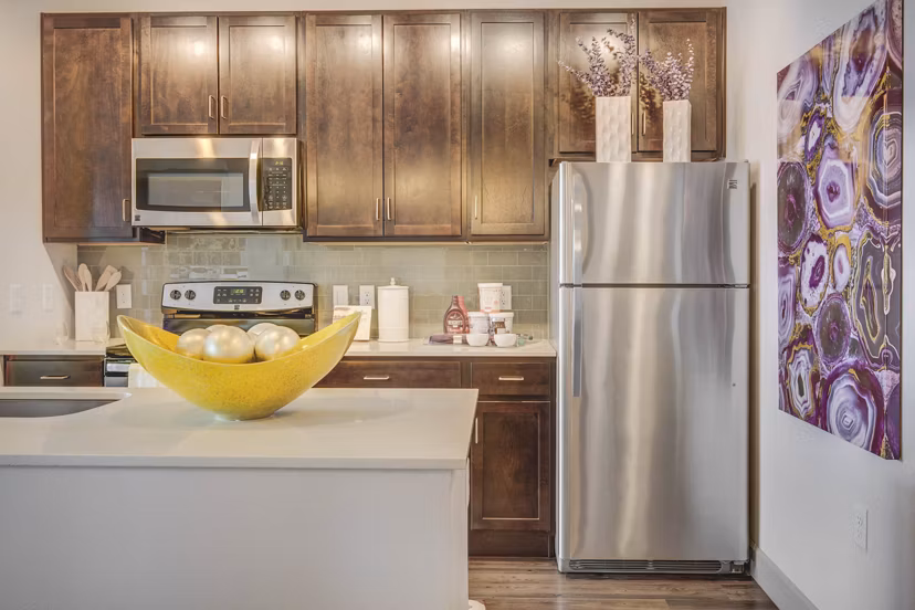 kitchen at Gateway 505 Apartments