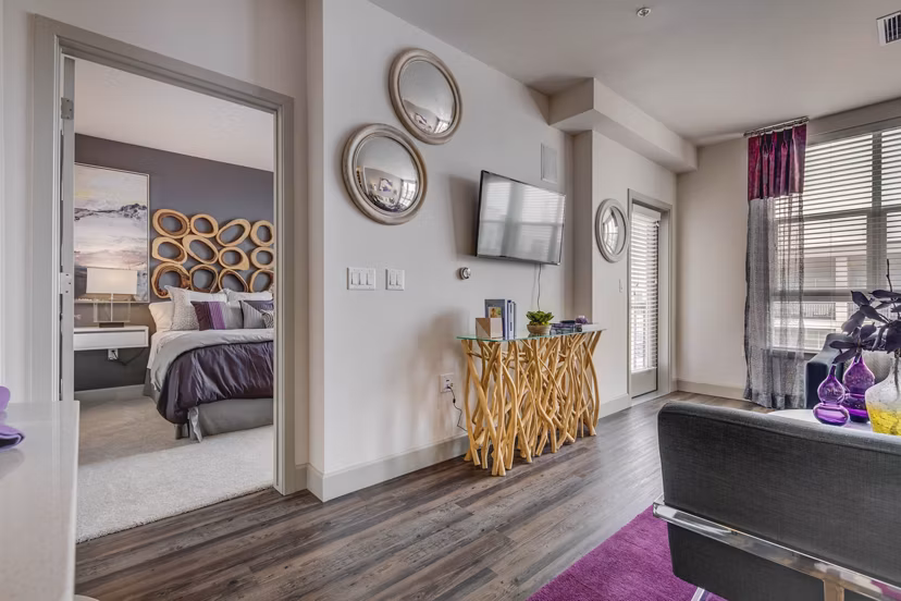 living room at Gateway 505 Apartments