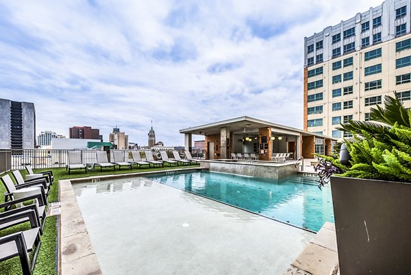 pool at Inspire Downtown Apartments