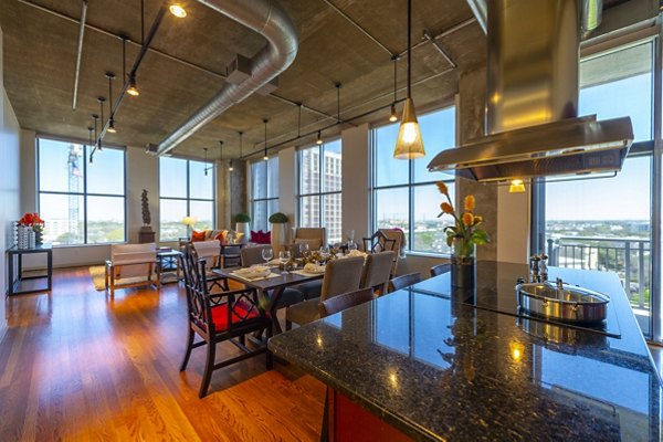 dining area at The Museum Tower Apartments