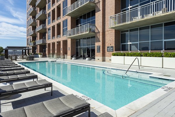 pool at The Museum Tower Apartments