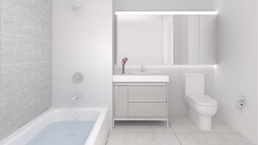 bathroom at Hamilton Cove Apartments