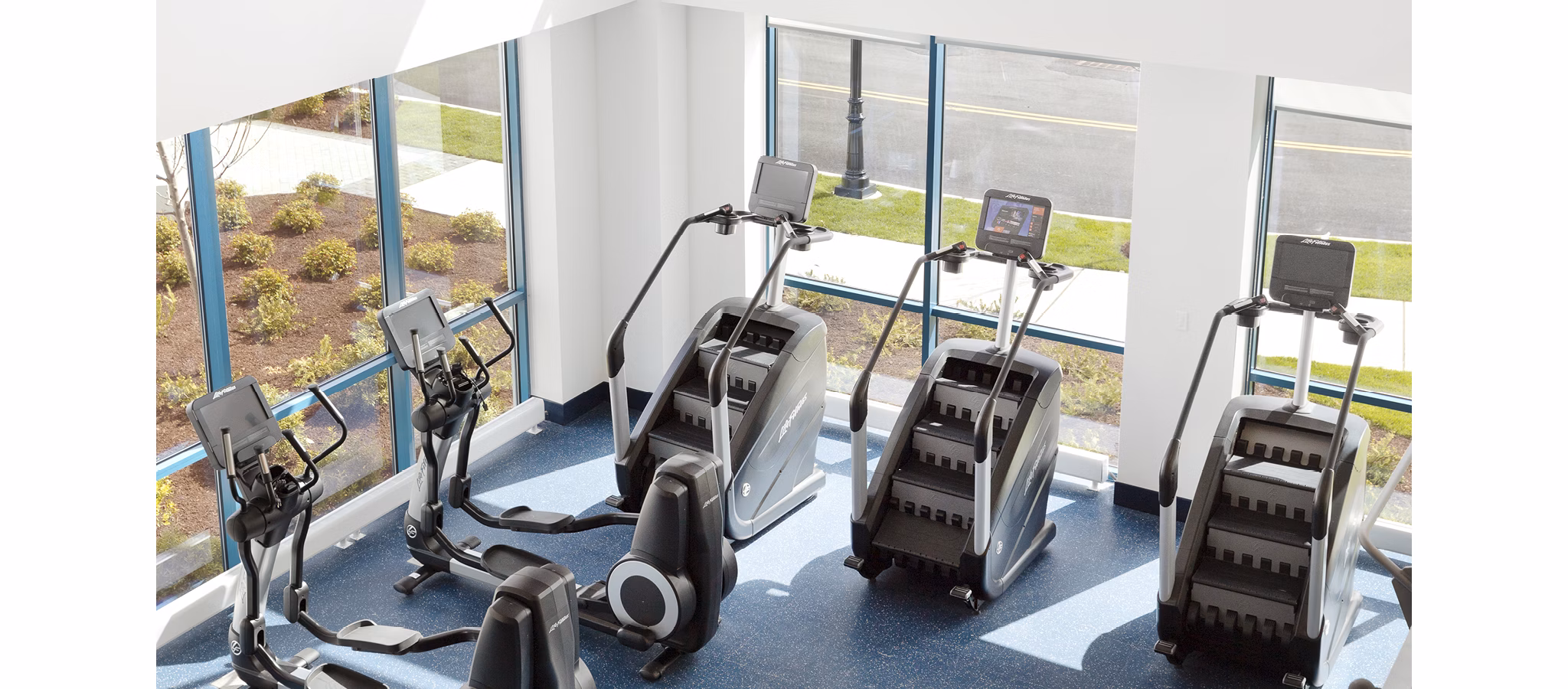 State-of-the-art fitness center with modern equipment at Hamilton Cove Apartments