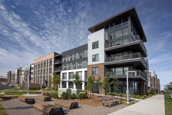 The Penrose Apartments: Elegant view of luxury apartments in vibrant urban setting