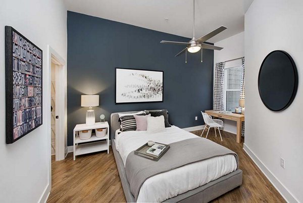 bedroom at The Penrose Apartments