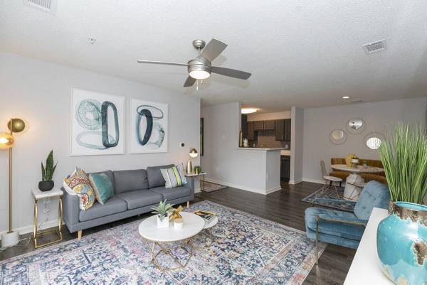 living room at Peaks Landing Apartments