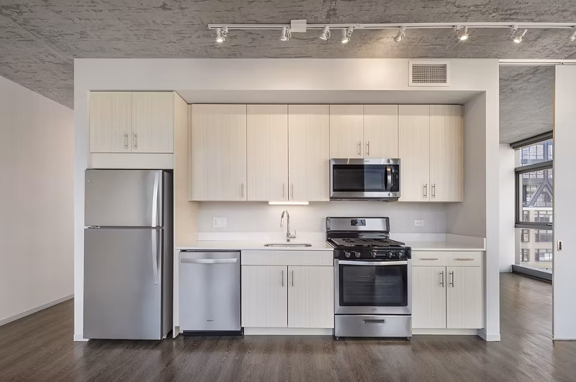 kitchen at Imprint Apartments 