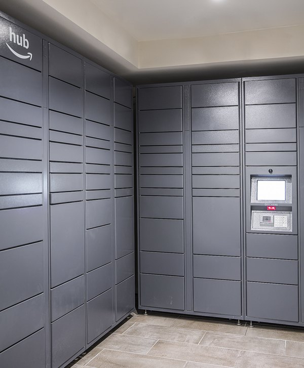 The Griffith Apartments: Convenient parcel pickup service available for residents